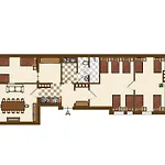 아파트 Large 110 Qm, 3 Bedrooms And Very 1-12 Guests *